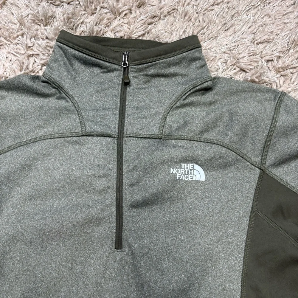 The North Face Green Quarter-Zip Pullover